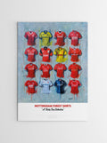 Nottingham Forest FC Shirts - A2 Signed Limited Edition Prints, alternate view