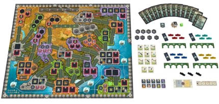 Nucleum Board Game, side angle