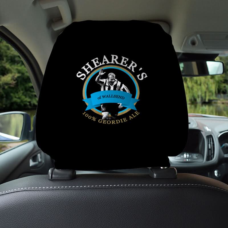 Newcastle Alan Shearer_- Football Legends - Headrest Cover collectible from https://britishmade.gifts/