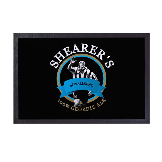 Newcastle alan shearer_ - Football Legends - Door Mat -60cm X 40cm collectible from https://britishmade.gifts/