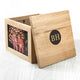 Personalised Oak Photo Keepsake Box with Initials