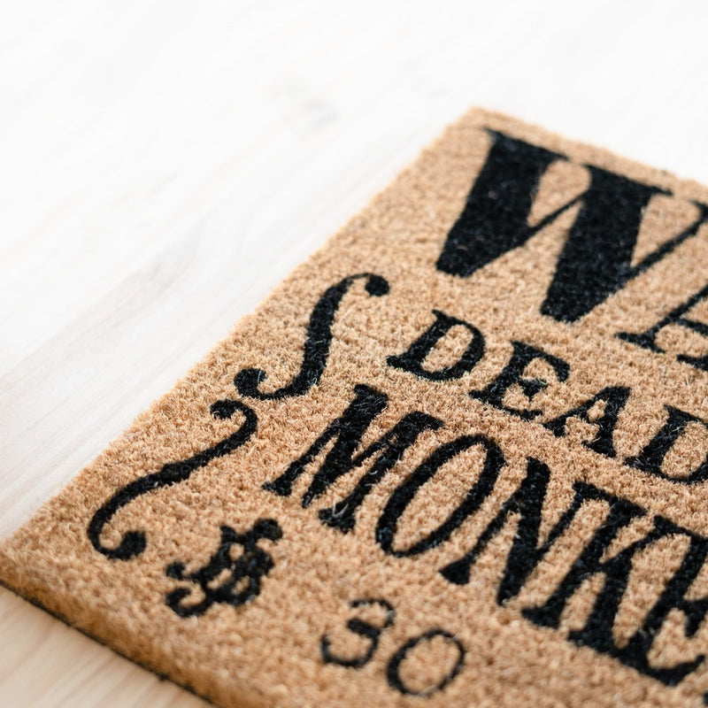 One Piece Netflix Coir Doormat 60 x 40 cm Non-Slip design detail