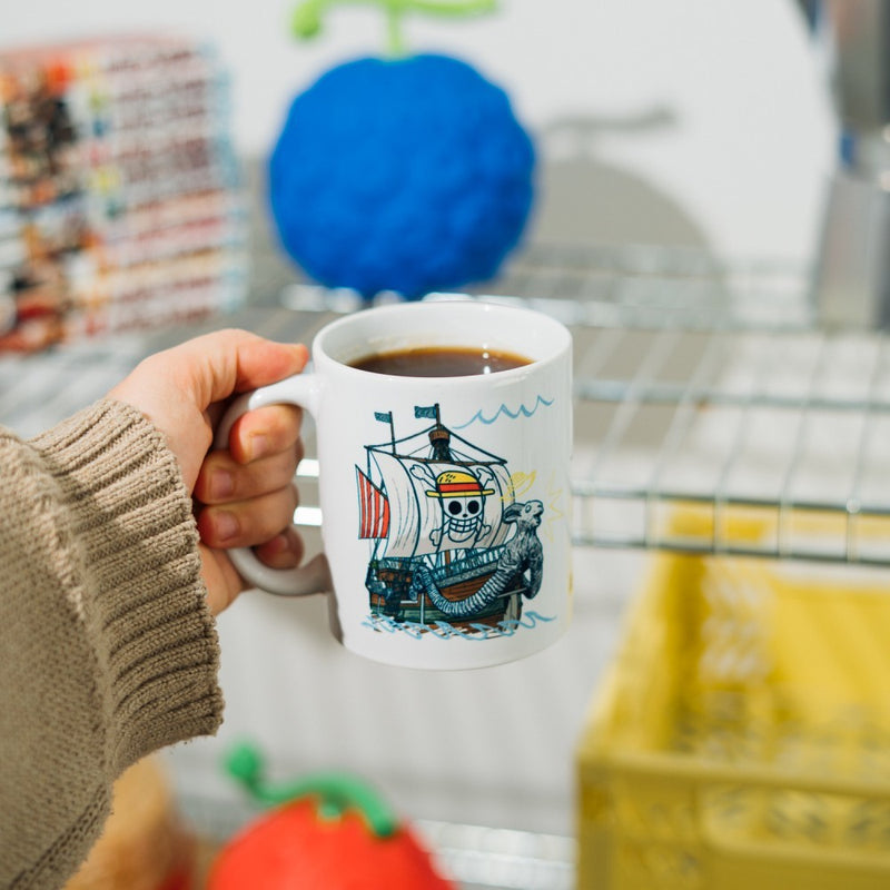 One Piece Netflix Going Merry Ceramic Mug 350ml Glossy packaging view