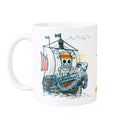 One Piece Netflix Going Merry Ceramic Mug 350ml Glossy close up detail