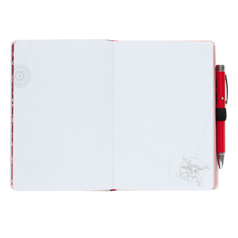 One Piece Netflix Premium A5 Notebook with Projector Pen close up detail