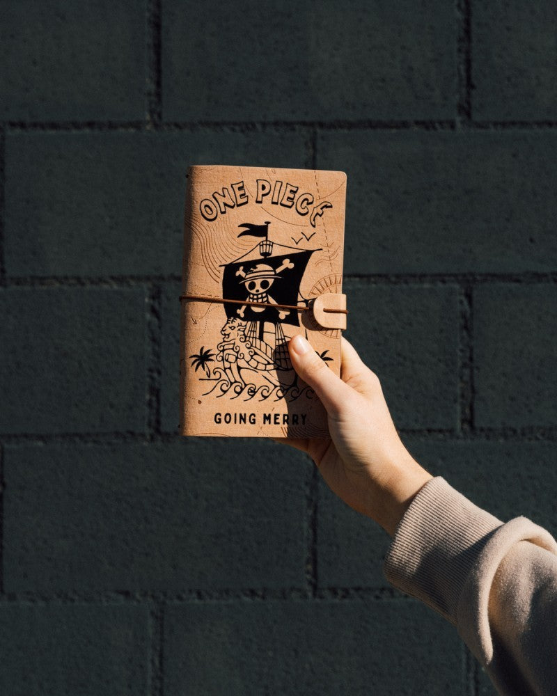 One Piece Netflix Travel Journal side angle