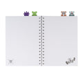 One Piece A5 Project Notebook With 4 Dividers side angle