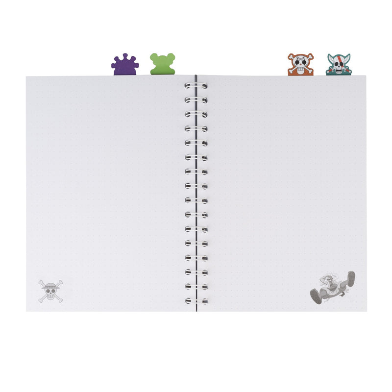 One Piece A5 Project Notebook With 4 Dividers side angle
