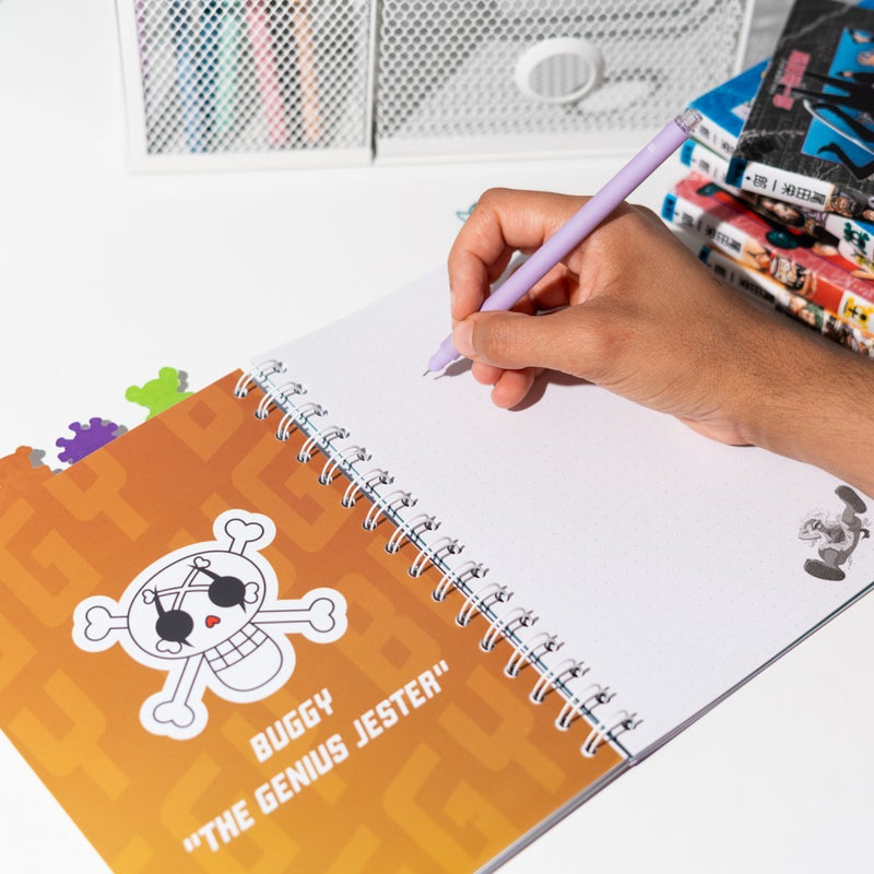 One Piece A5 Project Notebook With 4 Dividers design detail