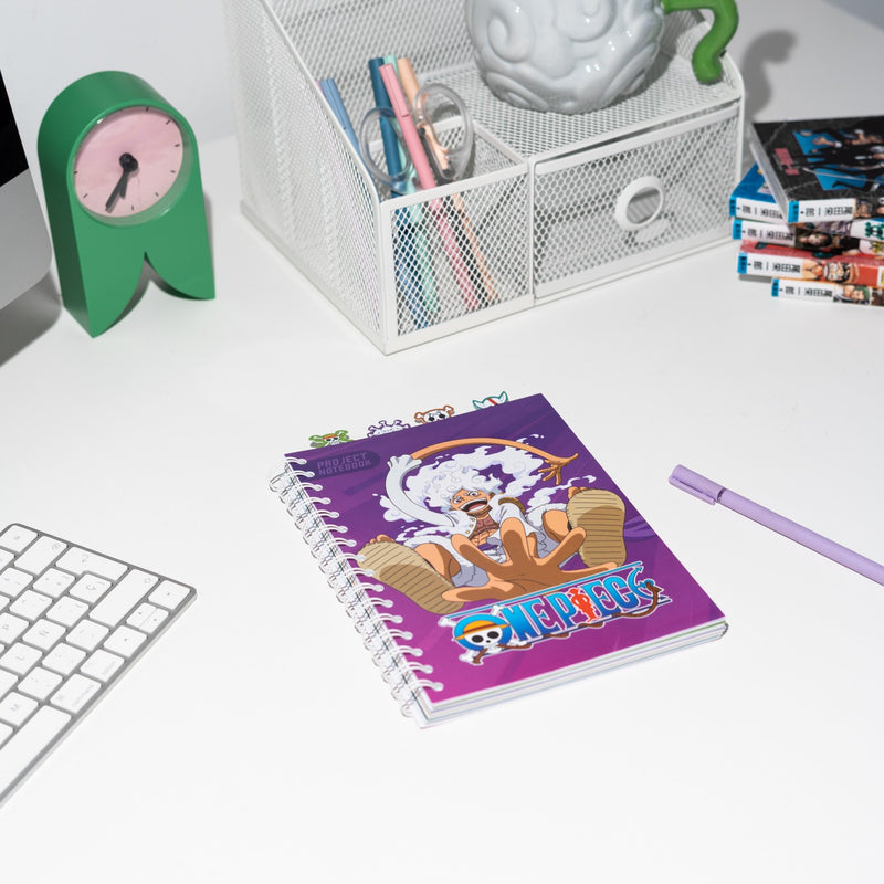 One Piece A5 Project Notebook With 4 Dividers close up detail