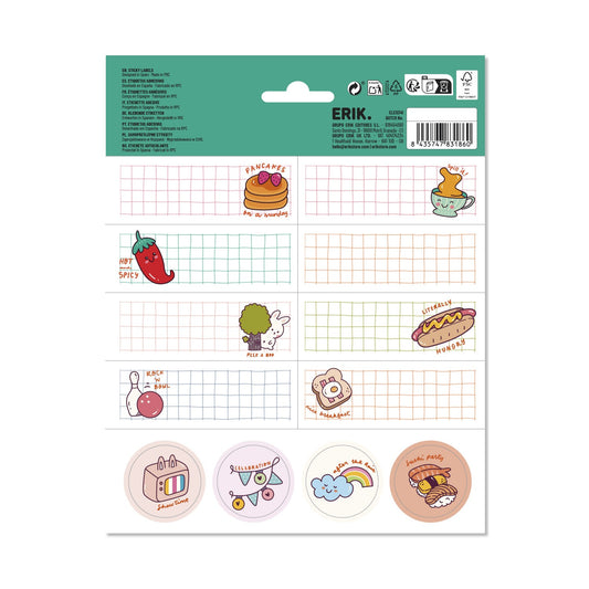 One Piece Self-Adhesive Labels Pack of 16 Glossy Sheets alternate view