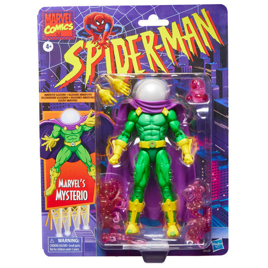 Marvel Legend Series Retro Spiderman Marvel's Mysterio Action Figure