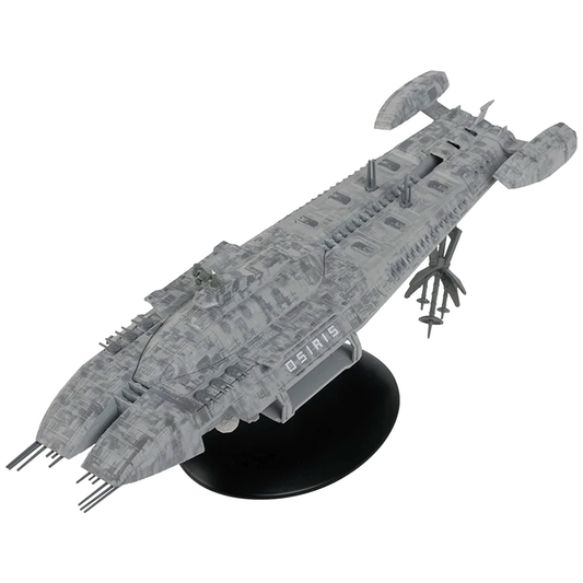 Osiris (Blood & Chrome) Diecast Model Ship (Battlestar Galactica: The Official Ships Collection Eaglemoss), alternate view