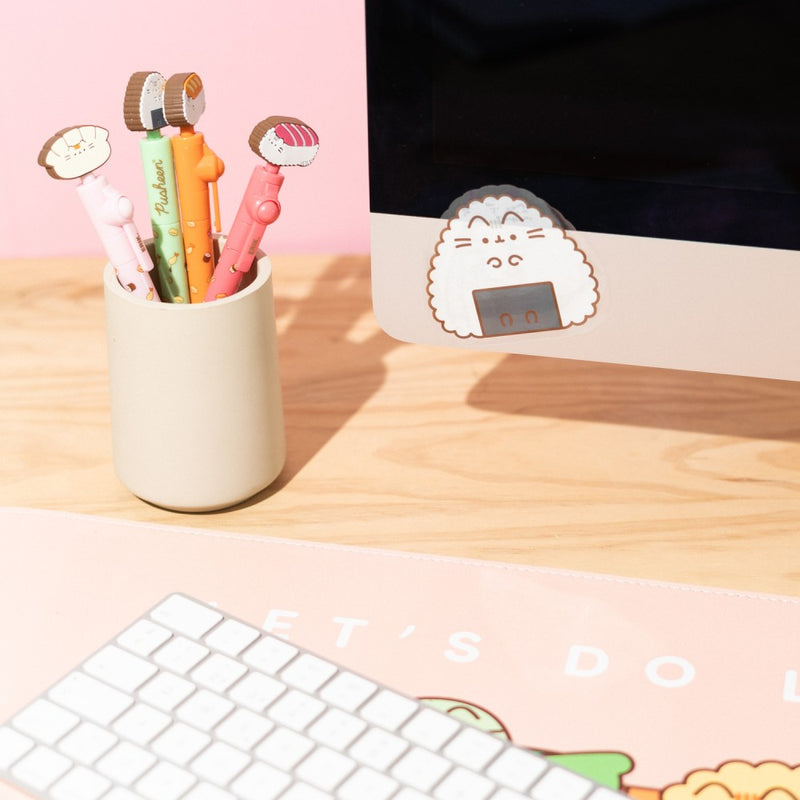 Pack of 2 Pusheen Sushi Roll Vinyl Stickers 3