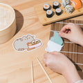 Pack of 2 Pusheen Sushi Roll Vinyl Stickers 4