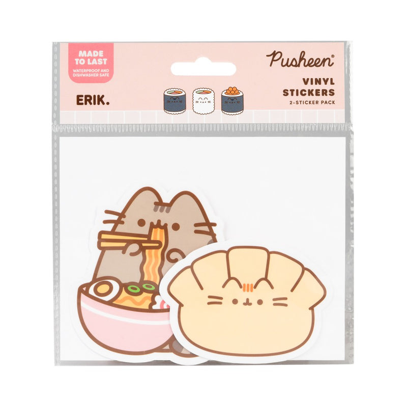 Pack of 2 Pusheen Sushi Roll Vinyl Stickers 6