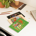 Pack of 3 Steven Rhodes A5 Notebooks close up detail