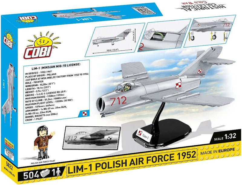 Cobi Armed Forces LIM -1 POLISH AIR FORCE 1952 504 PCS