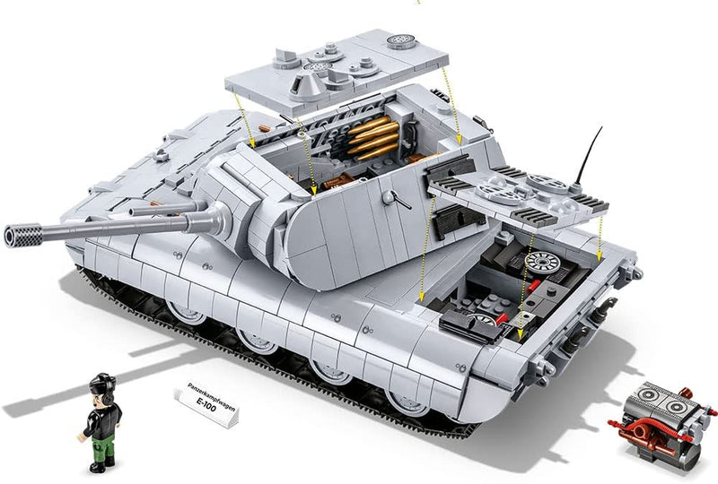 Cobi World War II Panzer Kampfwagen E- 100 (1511 Pieces)