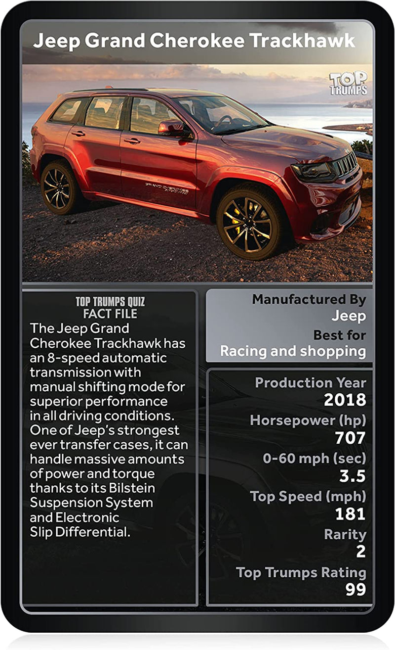 Top Trumps Classics 4x4 Ultimate Collection Card Game - Image 4