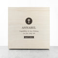 Personalised Christening Memory Box With Special Message