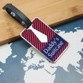 Personalised Gentlemen's Shirt And Tie Luggage Tag