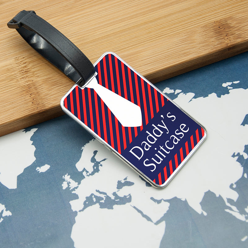 Personalised Gentlemen's Shirt And Tie Luggage Tag