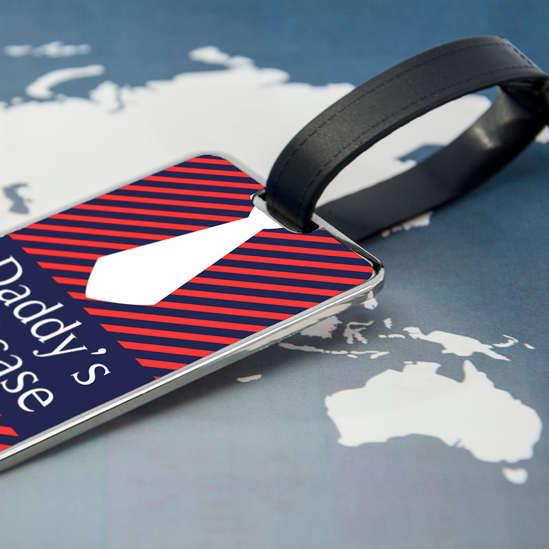 Personalised Gentlemen's Shirt And Tie Luggage Tag