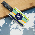 Personalised Gentlemen's Multi-Layered Monogrammed Luggage Tag