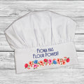 Personalised Flour Power Chef Hat