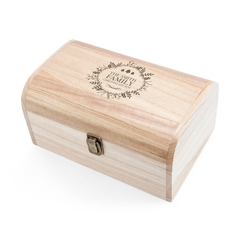 Personalised Traditional Family Christmas Eve Chest