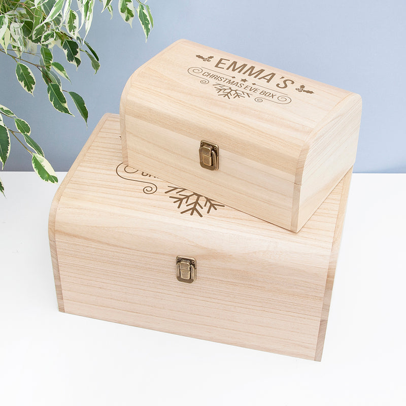 Personalised Christmas Eve Chest