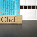 Personalised Single Kitchen Recipe Book or Tablet Holder