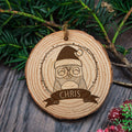 Personalised Woodland Owl Christmas Tree Decoration