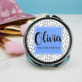 Personalised I Really Like Your Face Round Compact Mirror