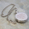 Personalised Valentine's Day Dual-Side Pocket Watch