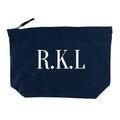 Personalised Men's Wash Bag in Navy