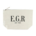 Personalised Men's Wash Bag in Cream