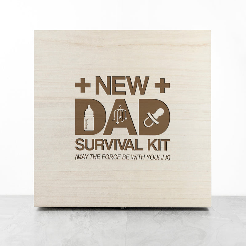 Personalised New Dad Survival Kit