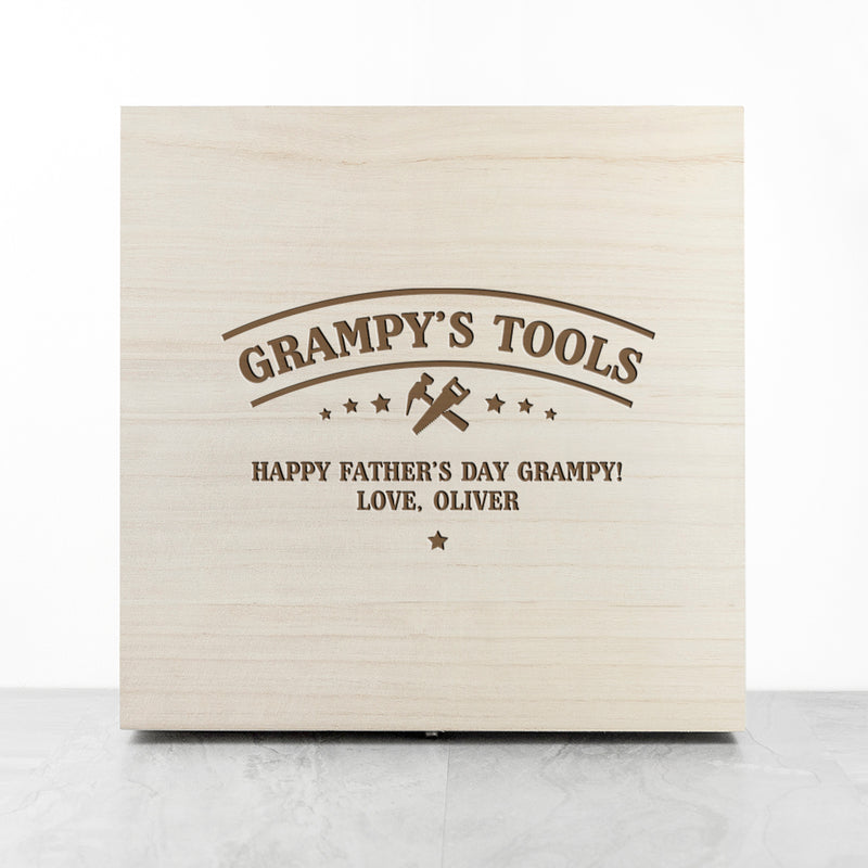 Personalised He Can Fix Anything Tool Box