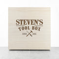Personalised Wooden Tool Box