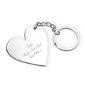 Personalised Heart Key Ring