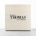 Personalised For My Groom on Our Wedding Day Box