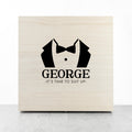 Personalised Suit Up Wedding Box