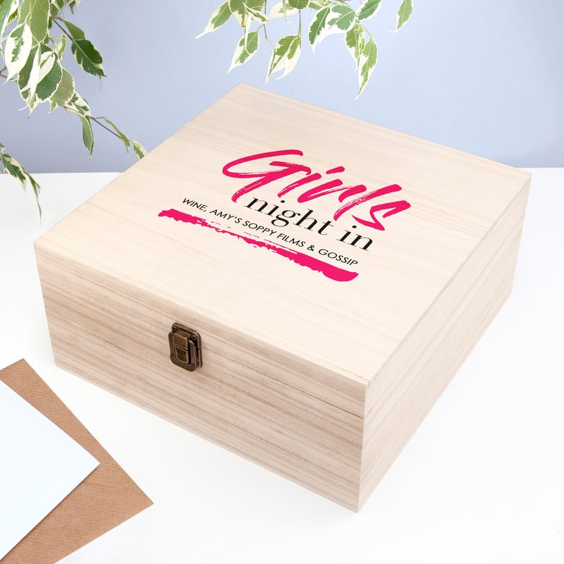 Personalised Girls' Night In Box