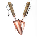 Personalised Luxe Copper Trowel and Fork Set