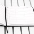 Personalised Black Leather Visitors Book