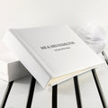 Personalised White Leather Photo Album