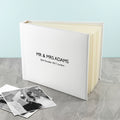 Personalised White Leather Photo Album