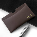 Personalised Luxury Leather Card Holder